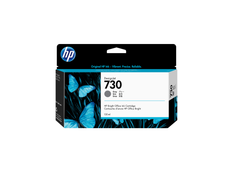 Картридж HP 730 серый 130 мл. (P2V66A)