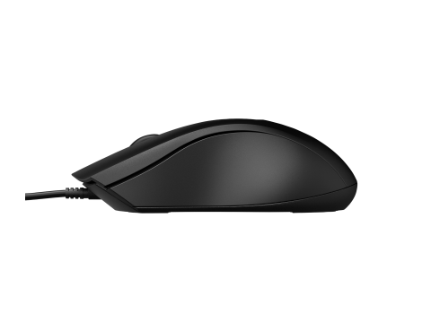 Мышь оптическая проводная HP 6VY96AA 100 Black, USB-A