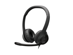 LOGITECH H390 Corded Headset - BLACK - USB