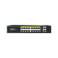 Коммутатор Netis P116GH, 16x10/100 LAN PoE, 2xGigabit Uplink, 1xSFP, 240W PoE